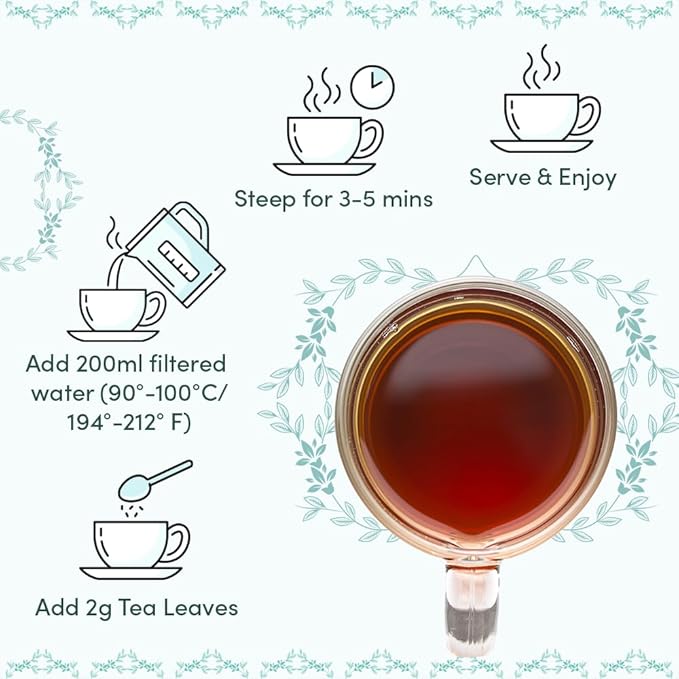 VAHDAM, Bloom - Assorted Christmas Tea Gift Sets (12 Loose Leaf Tea) Tin Caddy Presentation Box | Gluten Free, Non GMO | Holiday Gifts for Everyone - Bloomnest