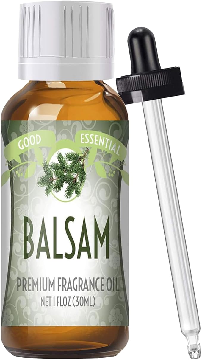 Good Essential Professional Balsam Fragrance Oil 30ml for Diffusers, Candles, Soaps, Lotions, Perfume, Soap & Candle Making 1 fl oz GoodEssential