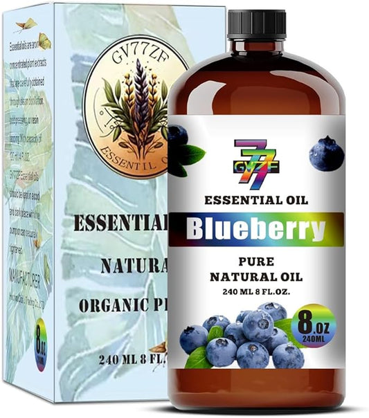 Blueberry Essential Oil (8 oz / 240 ml) – Blueberry Oils for diffusers, humidifiers, Home Baths, Cleaning Products, Yoga, DIY Soaps and DIY Scented Candles - Bloomnest