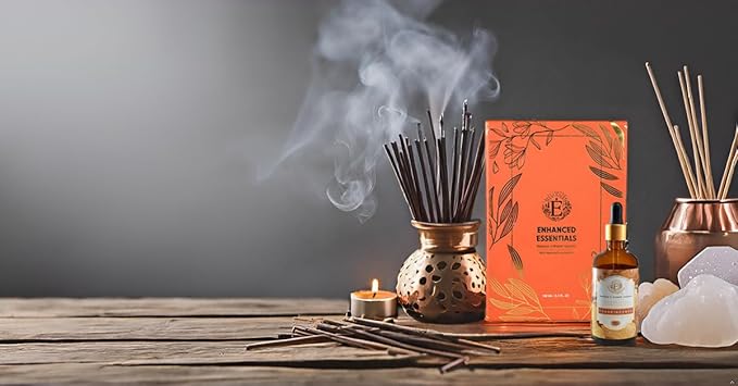 Luxurious Frankincense Essential Oil by Enhanced Essentials| Slow Distilled & Pure| for Home,Diffusers,Skin & Hair Care,Aromatherapy,Meditation,Incense,Soap & Candle Making|with Glass Dropper|100 ml Bloomnest