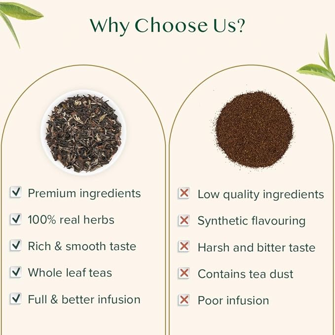 VAHDAM, UNITEA Black Tea Leaves +170 Cups,12oz | Blend Of Darjeeling & Assam Tea | ROBUST & FLAVORY Black Loose Leaf | Unblended Single Origin Tea | Vacuum Sealed Pack - Bloomnest
