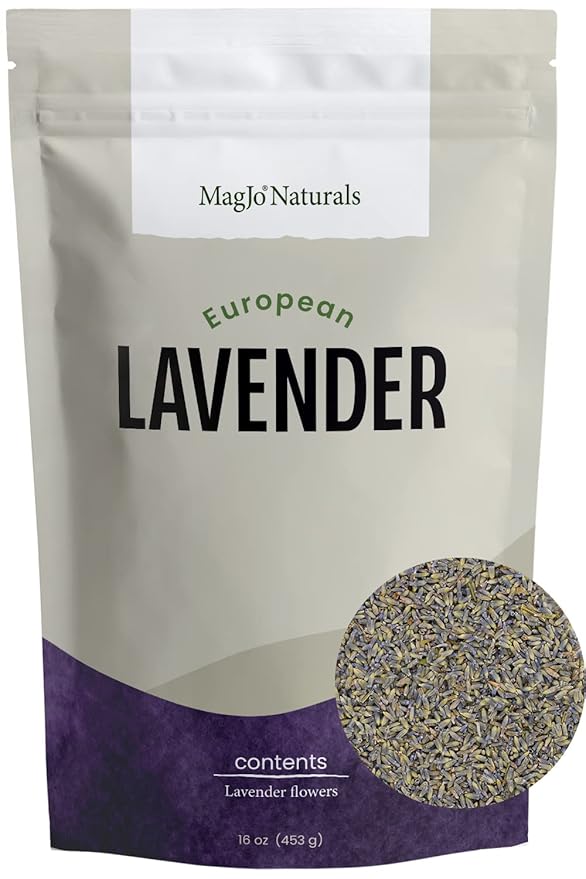 MagJo Naturals European Lavender Flowers (Extra Grade) - 100% Raw From Europe - 1 pound - Bloomnest