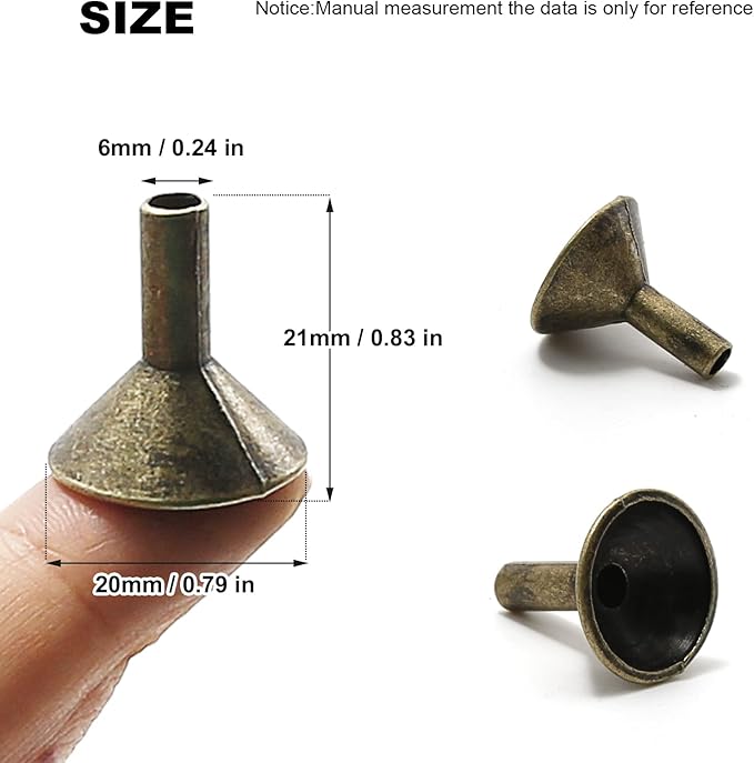 EATAKWARD 50PCS Metal Backflow Incense Sticks Holder Small Funnel Shape Incense Cone Tray Base Rack Holder Waterfall Incense Burner - Bloomnest