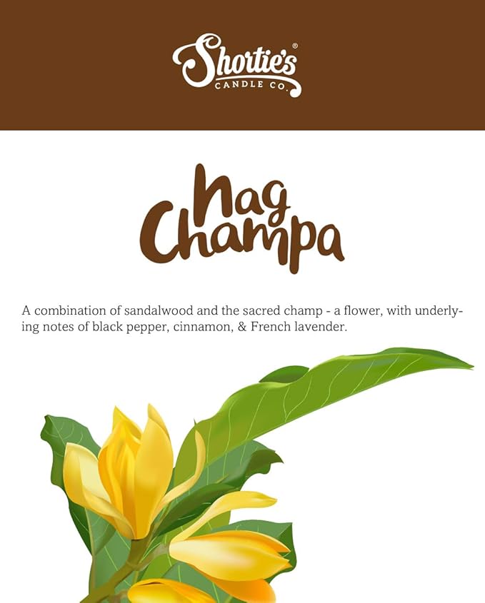 Shortie's Candle Company Nag Champa Wax Melts Multi Pack - 2 Highly Scented 3 Oz. Bars (6 Oz. Total) - Made with Natural Oils - Incense & Earth Air Freshener Cubes Collection ShortiesCandleCompany