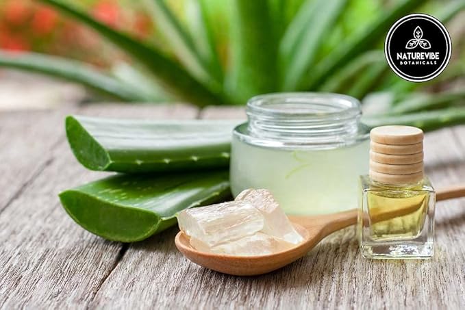 Naturevibe Botanicals Aloevera Oil 32 Ounces | 100% Pure and Natural | Great for Skin Care and Hair Care - Bloomnest