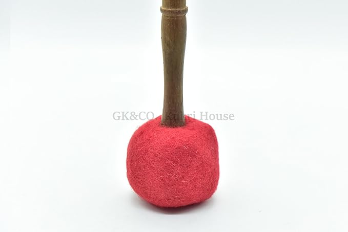 11 Inches Tibetan Singing Bowl Mallet Wooden Felt Striker Sound Bowl Meditation Mallet Sound Bowl Stick Meditation Yoga Tibetan sound bowl mallet (11 Inches) - Bloomnest