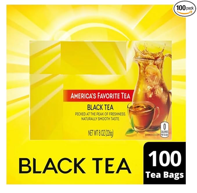 Black Tea Bags, Individually Wrapped 100 Count - Bloomnest