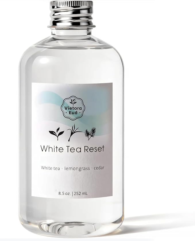White Tea Diffuser Oil Refill(8.5 Fl Oz),Luxury Hotel Collection Diffuser Oil Inspired by Westin,100% Natural for Home&Office| Essential Oil for Ultrasonic Machine, Room Spray, Air Freshener, HVAC - Bloomnest