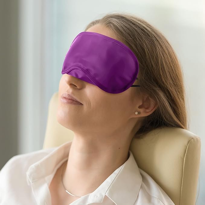 100 Pack Eye Mask Disposable Blindfolds for Games with Nose Pad Soft Eye Cover Party Pack Sleep Mask for Women Men Kids(Multi Color) - Bloomnest