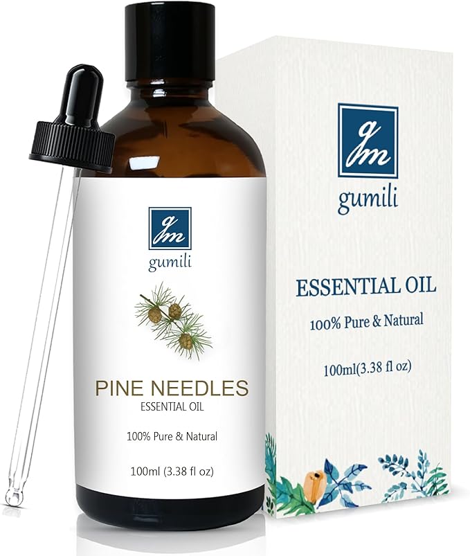 Pine Needle Essential Oil 3.38 Oz - 100% Pure & Natural Pine Oil for Diffuser, Skin, Massage & Aromatherapy - Fresh Pinus Essential Oils Fragrance - Bloomnest