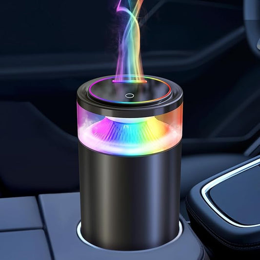 2025 Upgraded Smart Car Air Freshener Diffuser, New Car Smell Air Freshener Long Lasting, Auto On/Off, Adjustable Modes, Car Scent with 8 Ambient Lights, Car Diffusers for Essential Oil-Sea Breeze - Bloomnest