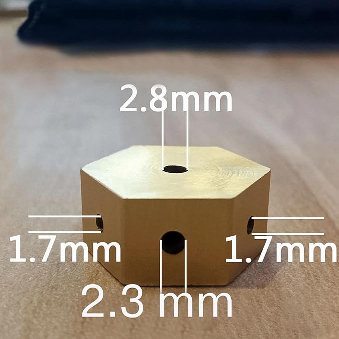 Mini Dual Purpose Incense, Brass Incense Holder for Incense Sticks, Hexagonal Shape Burner Plate Holder Censer Home Decoration, 3 Pcs - Bloomnest