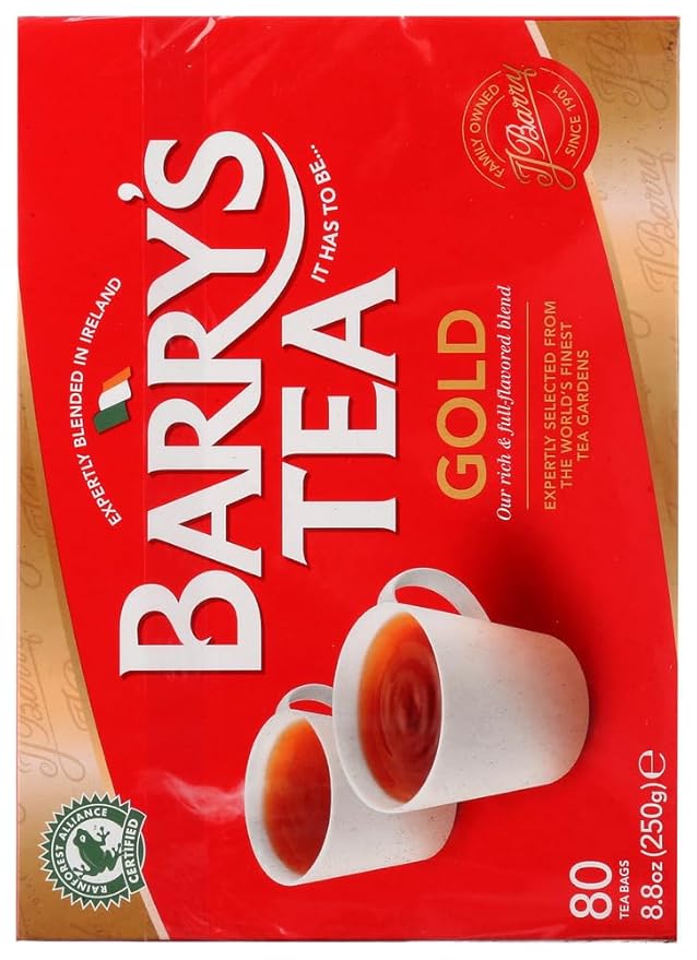 Barry's Tea Bags, Gold Blend, 80 Count (COMINHKG041738) - Bloomnest