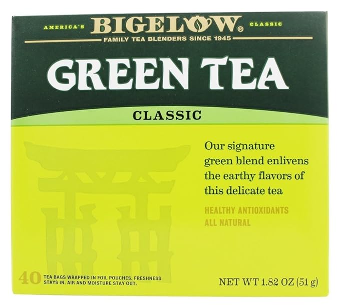 Bigelow Classic Green Tea 1.82 Ounce (Pack of 6) Case of Unopened - Bloomnest
