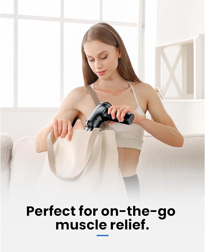 BOB AND BRAD T2 Max Massage Gun Deep Tissue with Metal Head, Professional Muscle Massage Gun Portable Percussion Electric Massager for Athletes for Home Gym Pain Relief - Bloomnest