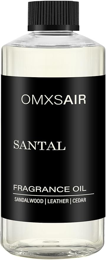 Hotel Scnet Diffuser Oil Santal 16.9Fl Oz(500ml) Value Size - Air Freshener Hotel&Car,Home- Luxury Essential Oils for Diffuser Refill - Bigger Bottle, Longer Lasting, Stronger Scent - Bloomnest