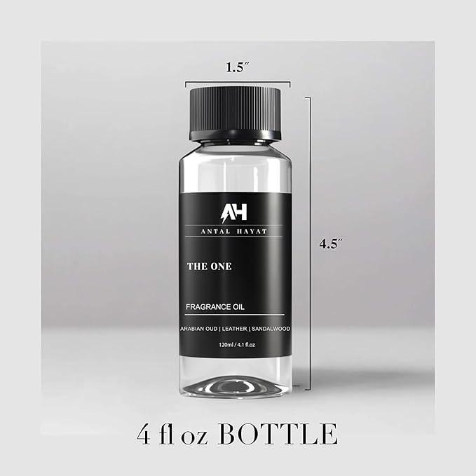 The One Hotel Scent Diffuser Oil 120ml - Aromatherapy Fragrance Inspired by 5-Star Hotels - Notes of Cardamom, Leather, Lemon, Cinnamon & Sandalwood - Inspired by Luxury Hotel The One Diffuser Scent - Bloomnest