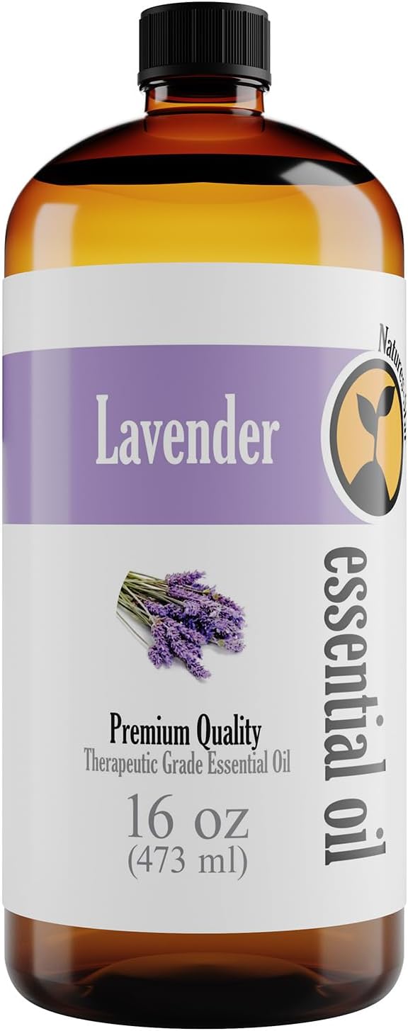 Lavender Essential Oil, 16 Ounce, Therapeutic Grade for Aromatherapy, Candle & Soap Making, Diffusers & Home, Lavender Oil - Bloomnest