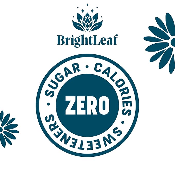 BrightLeaf Regenerative Organic Sparkling Tea, Chamomile Lavender 12 oz Cans (Pack of 12) – Zero Sugar & Zero Calories – Organic Herbal Tea Drink – Mood-boosting ingredients – Craft Brewed Botanical Beverage - Bloomnest