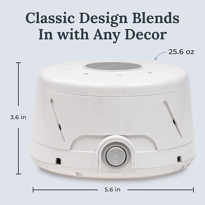 Yogasleep Dohm Classic (3 Pack) The Original White Noise Sound Machine, Soothing Natural Sounds from a Real Fan, Sleep Therapy for Adults & Baby, Noise Cancelling for Office Privacy & Meditation - Bloomnest