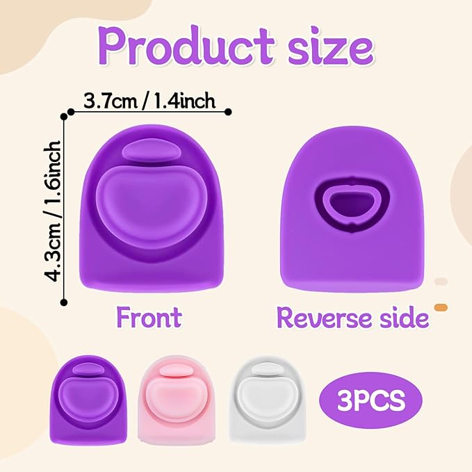 3pcs Replacement Rubber Stopper Seal Compatible with Owala FreeSip 24oz 32oz,Water Bottle Lid Cap Silicone Seal Parts for Owala 16/19/24/32/40oz Spout Gasket Mouthpiece Piece Accessories F9 Frokolla