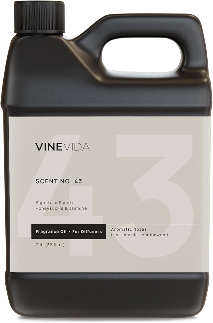 VINEVIDA [32 Fl Oz] Honeysuckle & Jasmine Fragrance Oil for Cold Air Diffusers, Essential Oils for Diffuser Oil Refill & Air Freshener Room Spray - Bloomnest