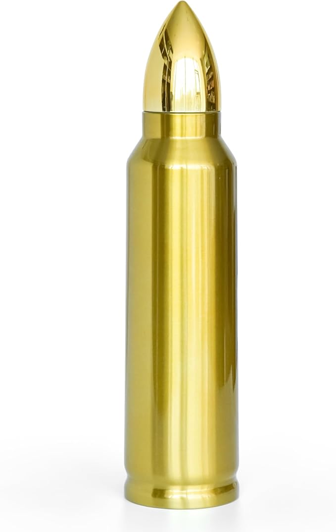 AGH 1PCS Sublimation Golden Tumblers Blanks 35oz Stainless Steel DIY Tumbler Water Bottle, Double Wall Vacuum Insulated Water Bottles with Leak-proof Lid, Travel Mug Flasks Cups, Dad Birthday Gift - Bloomnest
