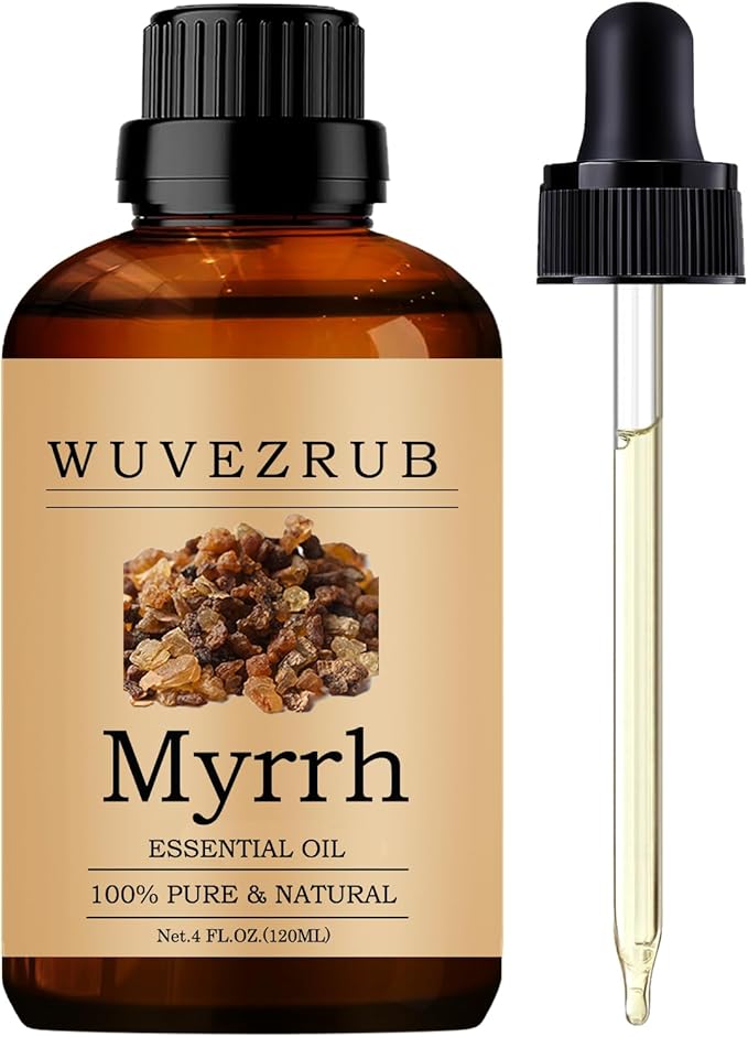 Myrrh Essential Oils, 120ML Pure and Natural Essential Oil for Aromatherapy Diffuser - Myrrh /4 Fl Oz - Bloomnest