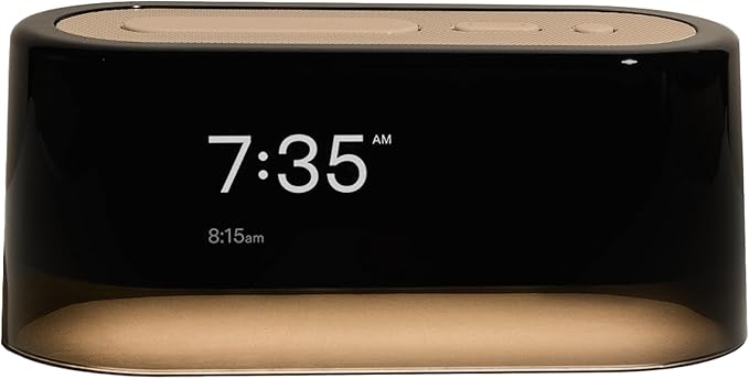 Loftie Alarm Clock with Sound Machine – Smart Alarm Clock with Light, White Noise, Bluetooth Speaker, Night Light Sound Machine, 100+ Sounds, Blackout Mode, No WiFi Mode, Optional Subscription - Peach - Bloomnest