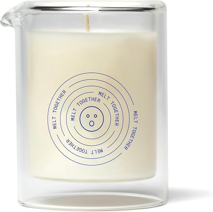 Dame Products Massage Oil Candle - Plant-Based with Kava Kava - Moisturizing and Relaxing - Melt Together Scent - Bloomnest