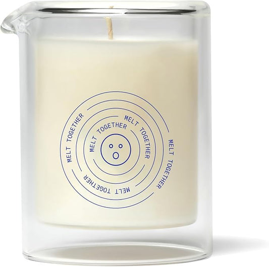 Dame Products Massage Oil Candle - Plant-Based with Kava Kava - Moisturizing and Relaxing - Melt Together Scent - Bloomnest