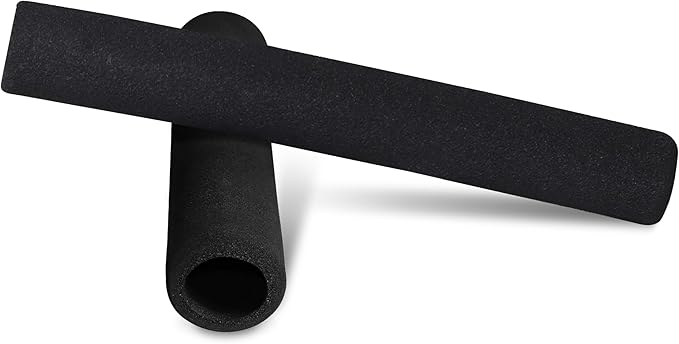 WF Athletic Supply Foam Foot Pads, Foam Roller for Gym Exercise Machines Equipment Replacements, Roller Pad for Leg Extension, PEC Deck Pads for Weight Bench, Sold by Pair (10” x 1” OD x 7mm ID) - Bloomnest