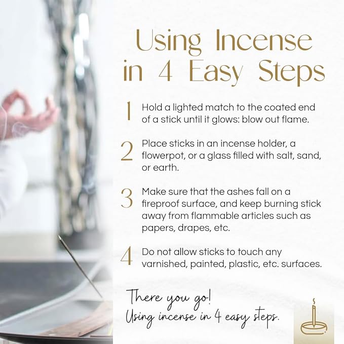 Gonesh - Extra Rich Scented Incense Sticks - Non-Toxic 10” Slow Burn Aromatic Sticks - White Musk - 100 Pack Gonesh