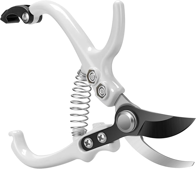 VIVOSUN Garden Shears, Lightweight Plant Pruners for Gardening, Bypass Pruning Shears for Cutting Flowers, Trimming Branches, Indoor Plant Shears, Stylish Q-Shaped Garden Tools for Women Men - Bloomnest