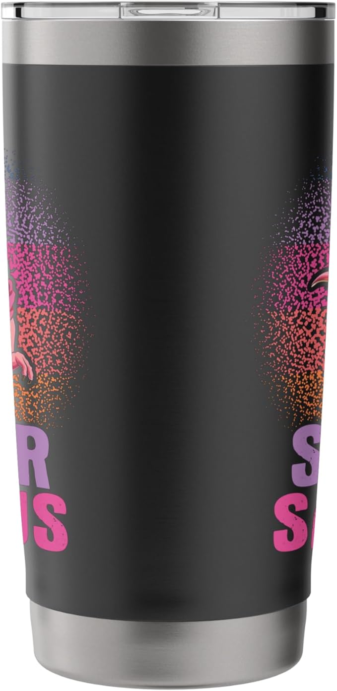 Sistersaurus - Dinosaur Family Kids Sisters Sibling Reveal Stainless Steel Insulated Tumbler - Bloomnest