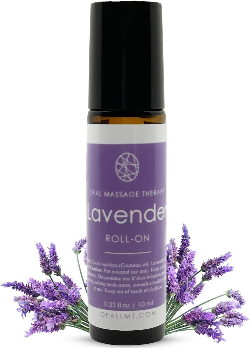 Premium Essential Oil Roll On Opal Massage Therapy (Lavender)