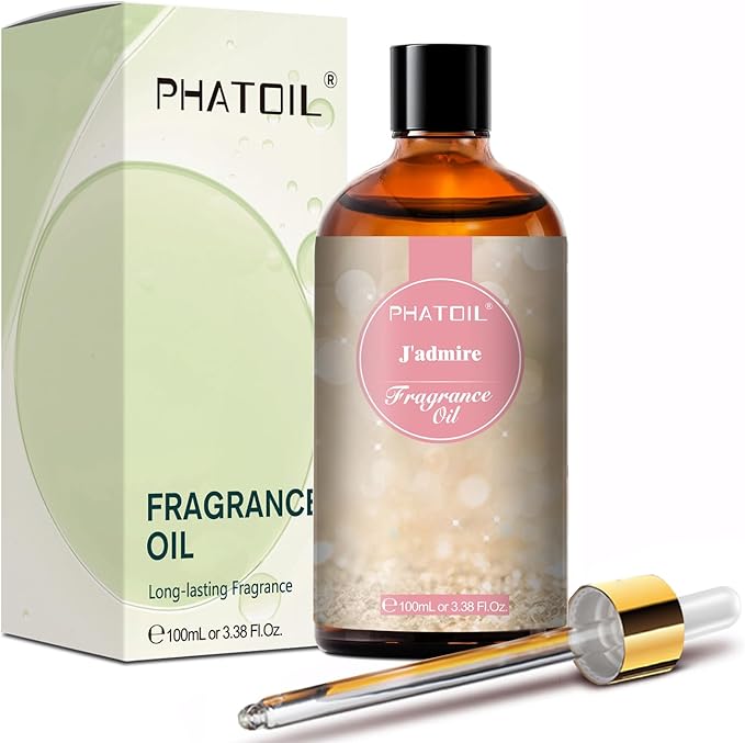 PHATOIL J'admire Fragrance Oils for Aromatherapy, 3.38FL.OZ Diffuser Oils for Home, Perfect for Aromatherapy, Humidifiers, Yoga, DIY Candle and Soap Making - 100ml - Bloomnest
