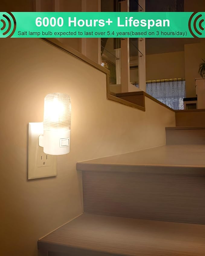 4 Watt Night Light Bulbs, Replacement Bulbs for Nightlight Salt Lamp Wax Warmers - Bloomnest