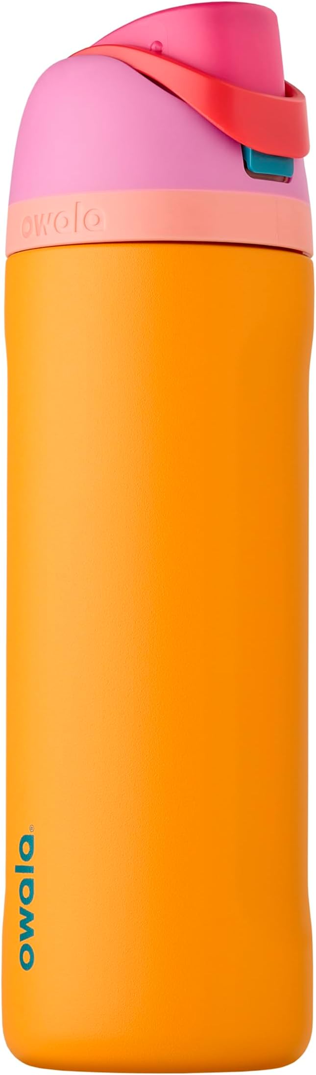 Owala FreeSip Insulated Stainless Steel Water Bottle with Straw for Sports, Travel, and School BPA-Free Sports Water Bottle, 24 oz, Tropical Owala