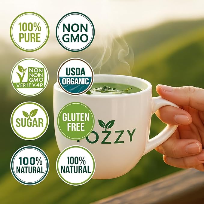 Tozzy Organic Ashwagandha Tea – 100 Count, Plant-Based Pyramid Tea Bags - Bloomnest