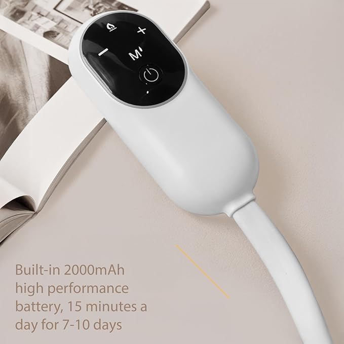 Head and Eye Massager with Heat, 6 Airbags 4 Massage Modes & 3 Heat Levels for Migraine Relief and Deep Relaxation, Rechargeable Adjustable Mask, Type-C Fast Charge, Quiet with LED Display Bloomnest