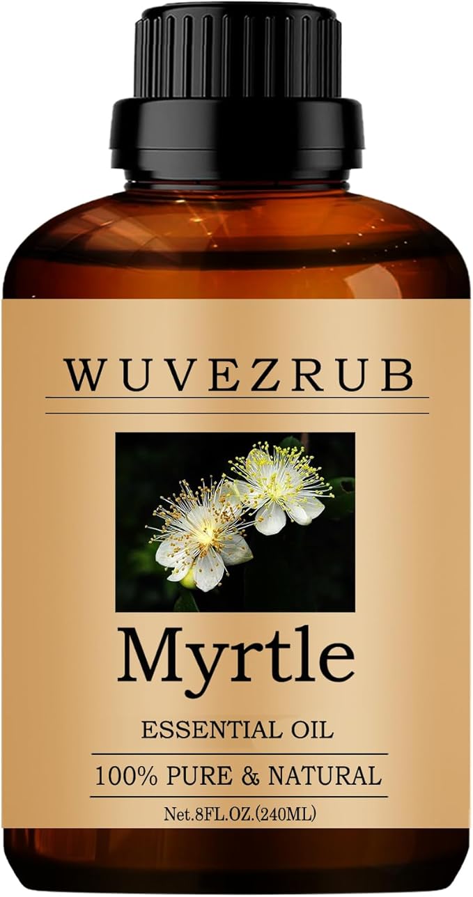 Myrtle Essential Oils, 240ML Pure and Natural Essential Oil for Aromatherapy Diffuser - Myrtle /8 Fl Oz - Bloomnest
