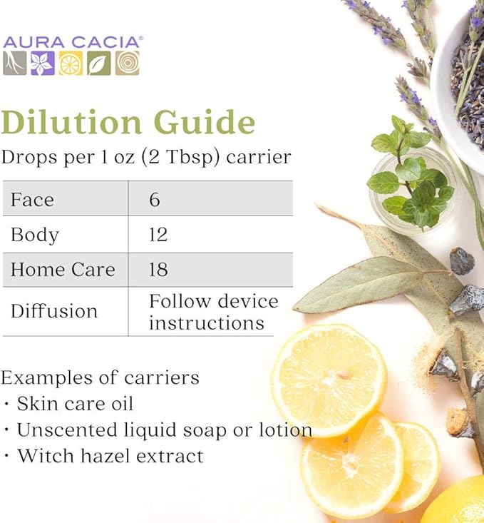 Aura Cacia Discover Essential Oils Kit, 4-Pack, Lavender, Eucalyptus, Peppermint & Tea Tree Oils, Excellent Starter Set - Bloomnest