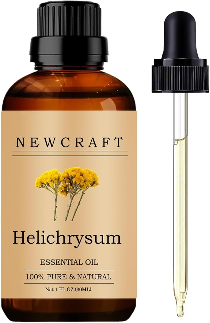 Helichrysum Essential Oils, 100% Pure and Natural Essential Oil for Aromatherapy Diffuser - Helichrysum/1 Fl Oz NewCraft