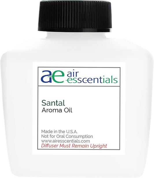 Santal Aroma Oil, Essential Oils Blend for Diffusers & Scent Machines, Sensual Sandalwood & Cardamom, Aromatherapy, Cold Air Diffuser Compatible, 100 mL - Bloomnest