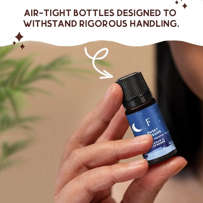 Folkulture Essential Oils for Home | Set of 5 (0.34 fl oz x 5) Vanilla Essential Oil or Lavender Diffuser Oils for Relaxation | Chamomile Essential Oil or Eucalyptus Oil Scents - Bloomnest