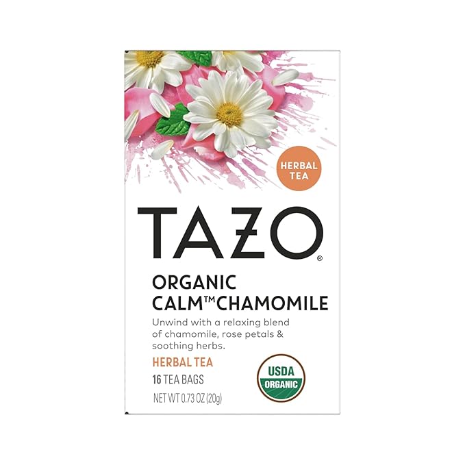 TAZO Herbal Tea Tea Bags Mint, Chamomile, Organic Dream, Wild Sweet Orange (Unsweetened) & Passion (1ea) (Variety Pack) - Bloomnest
