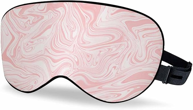 Marble SleepMask Grunge Abstract Liquid Paint Men Women Sleep Mask with Adjustable Strap Eye Cover Eye Shade for Travel, Nap,Meditation - Bloomnest