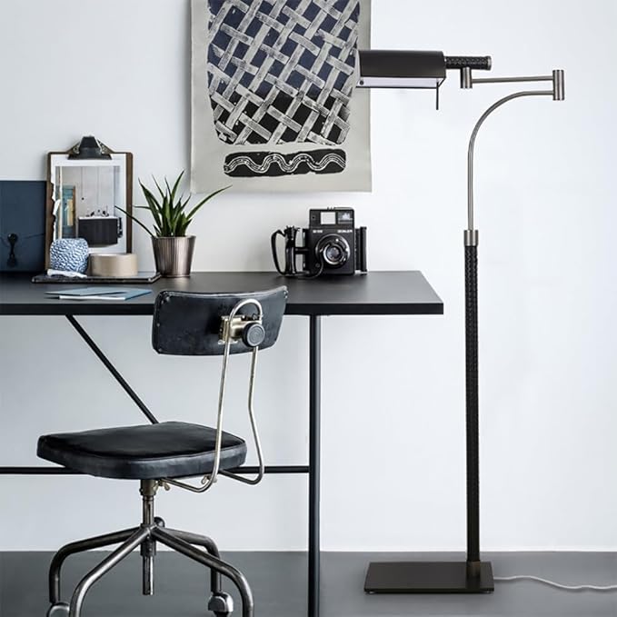 Nordic Floor Lamp Fashionable Modern Family Iiving Room Bedroom Creativity LED Decorative Standing Light(L) - Bloomnest