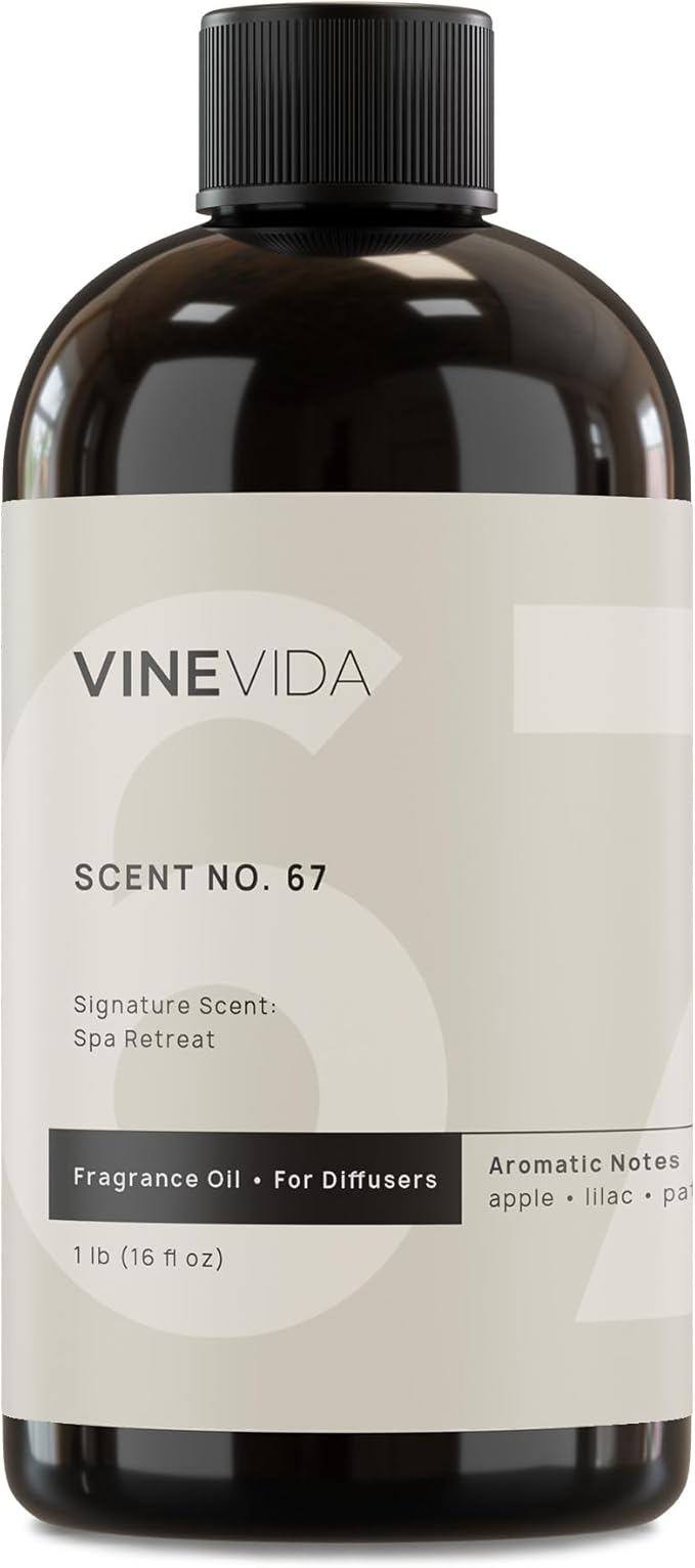 VINEVIDA [16 Fl Oz] Spa Retreat Fragrance Oil for Cold Air Diffusers - Essential Oils for Diffuser Oil Refill & Air Freshener Room Spray - Bloomnest